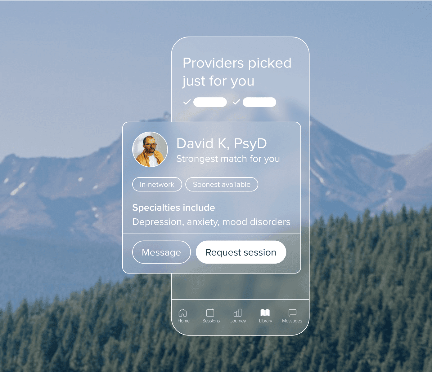 Tele-Counseling App Interface